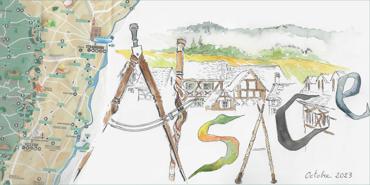 Extrait du carnet de voyage de Véronique Arnault, peintre, plasticienne.
