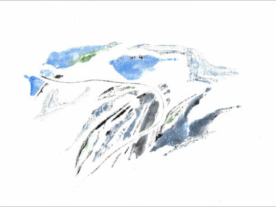 Monotype de Véronique Arnault plasticienne