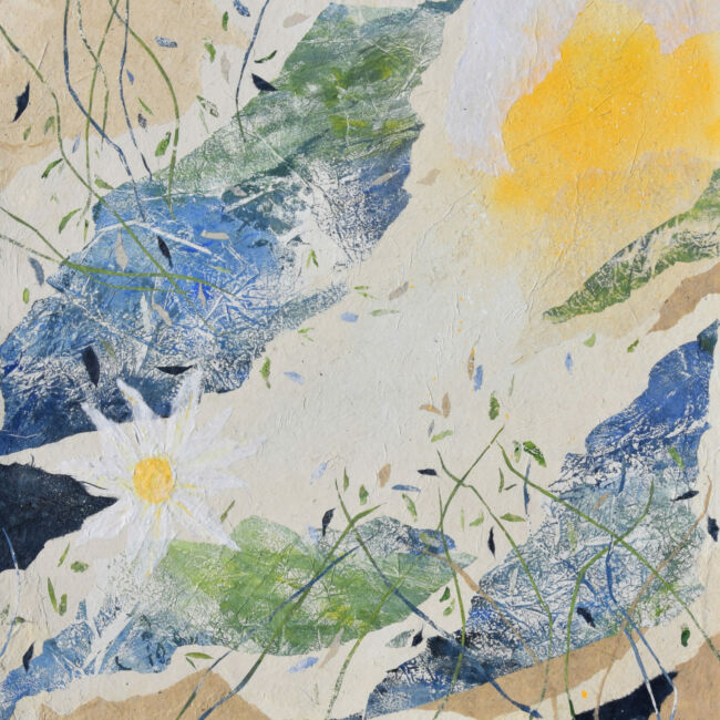 Unité est une peinture réalisée à partir d'un poème de Victor Hugo tiré des Contemplations