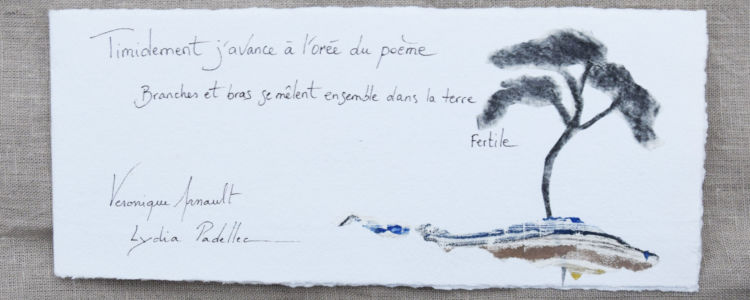Livre d'artiste réalisé avec Lydia Padellec par Véronique Arnault