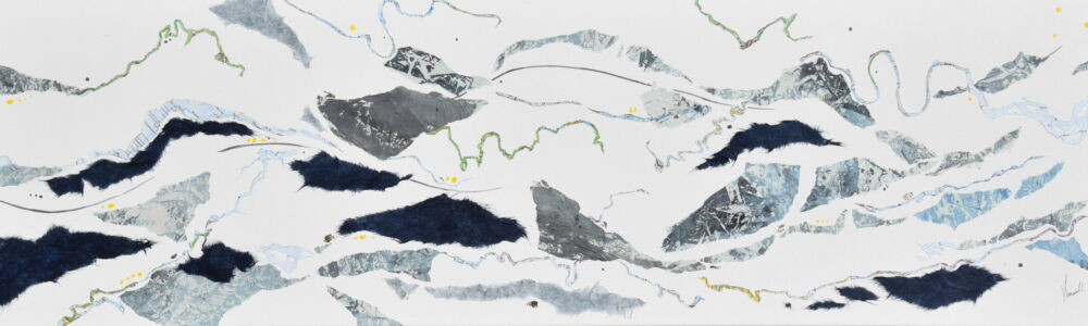 Méandre est une création de Véronique Arnault, artiste peintre plasticienne