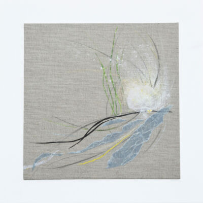 Pierre roulée est une création de Véronique Arnault, artiste peintre plasticienne