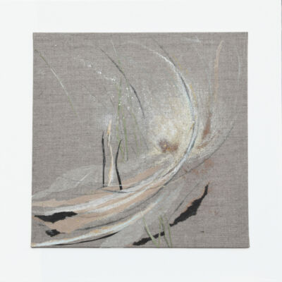 Pierre roulée est une création de Véronique Arnault, artiste peintre plasticienne