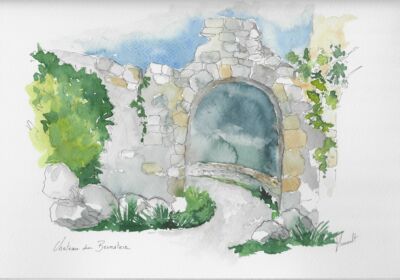 Aquarelles d'Alsace réalisées par Véronique Arnault, plasticienne, à partir de ses carnets de voyage.